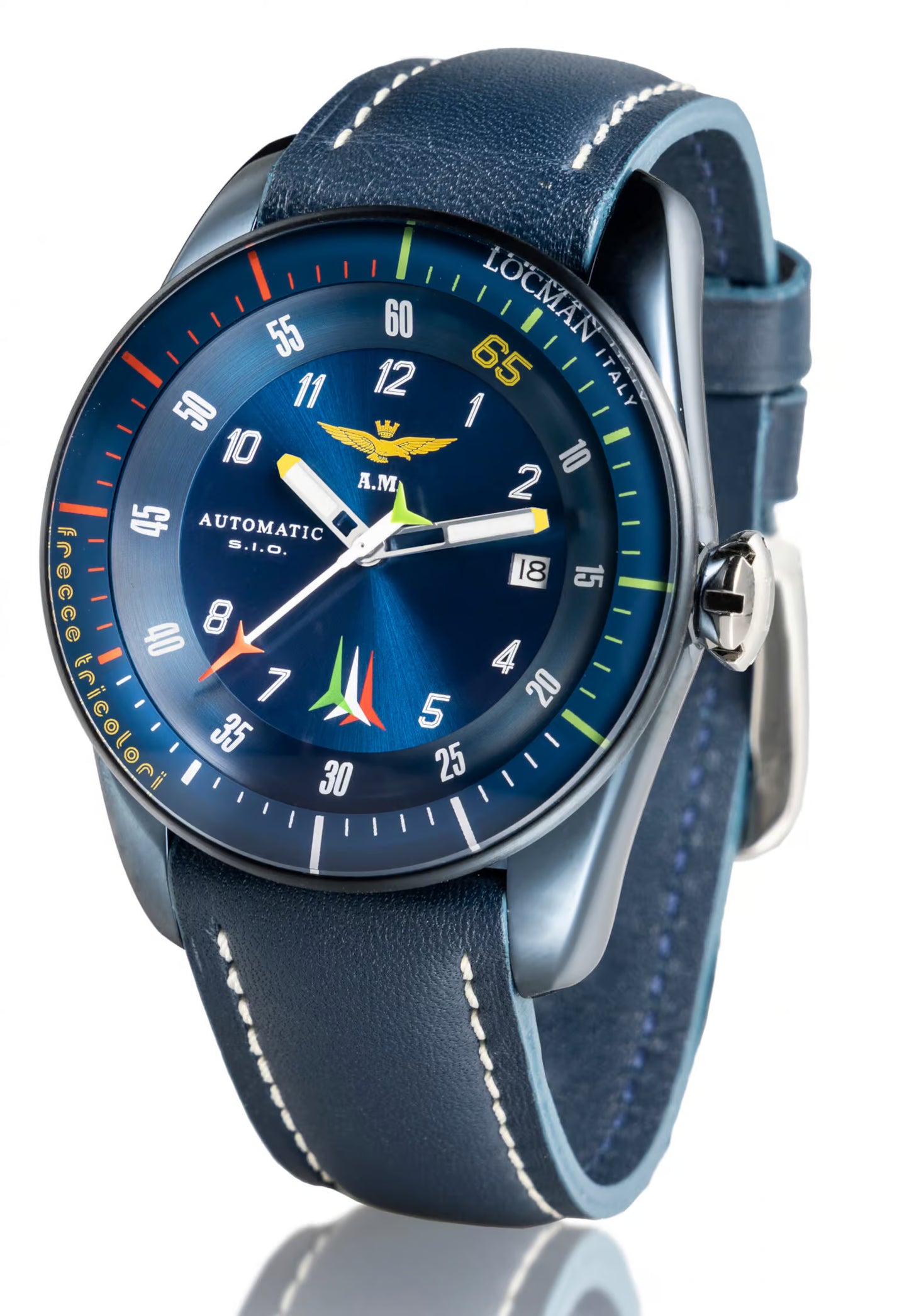 Orologio Locman Frecce Tricolori - 0455B02S-BLFTBLPB