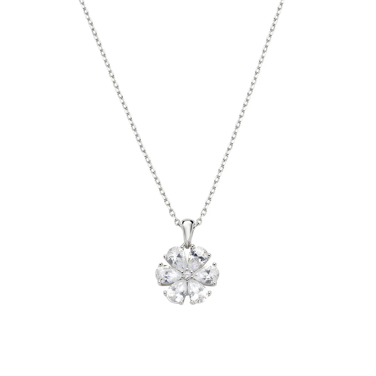 Collana Amen Stardust con Margherita di Zirconi Bianchi - CLDABBZ
