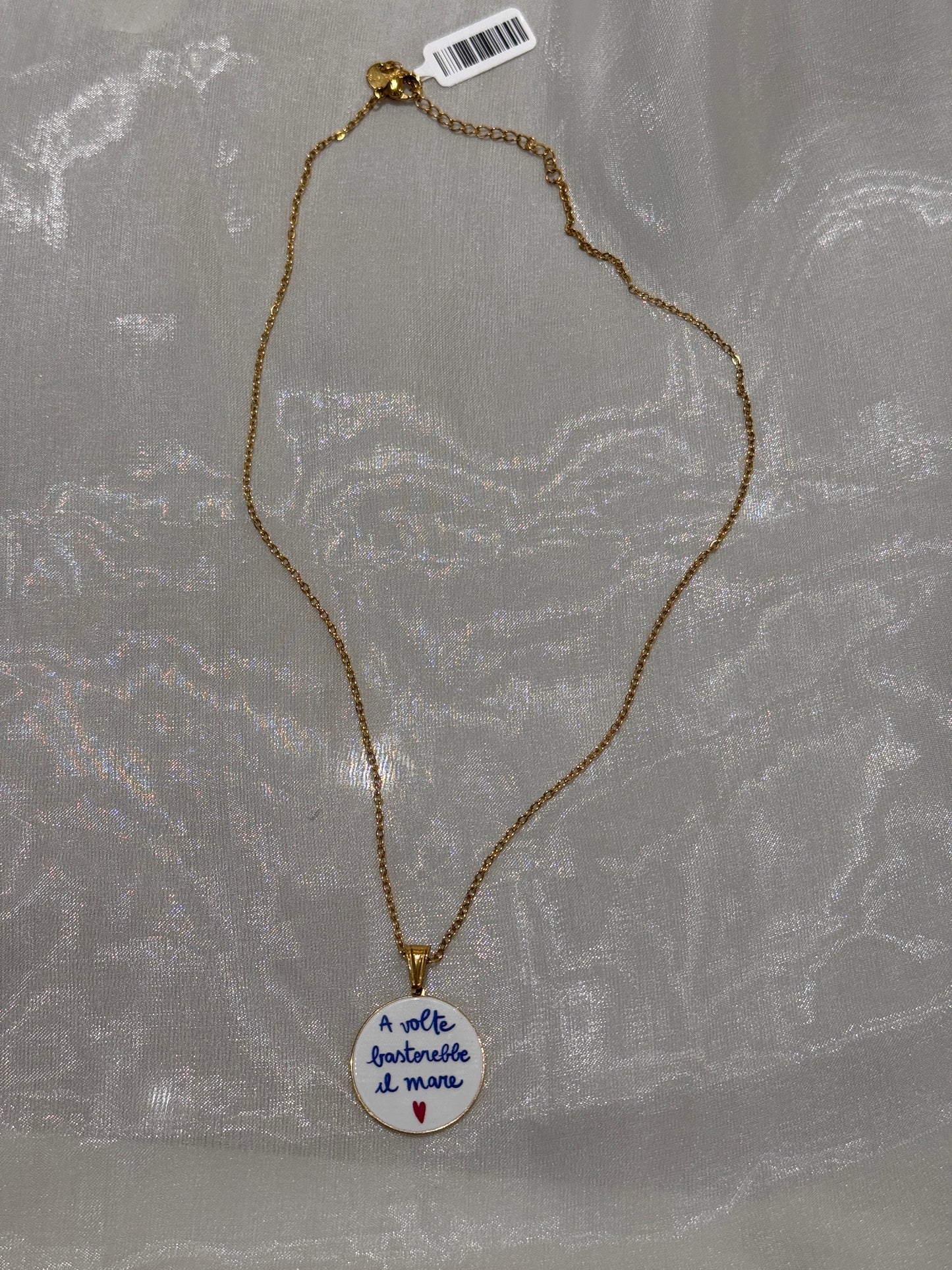 Collana a Volte Bast. Il Mare - 340012
