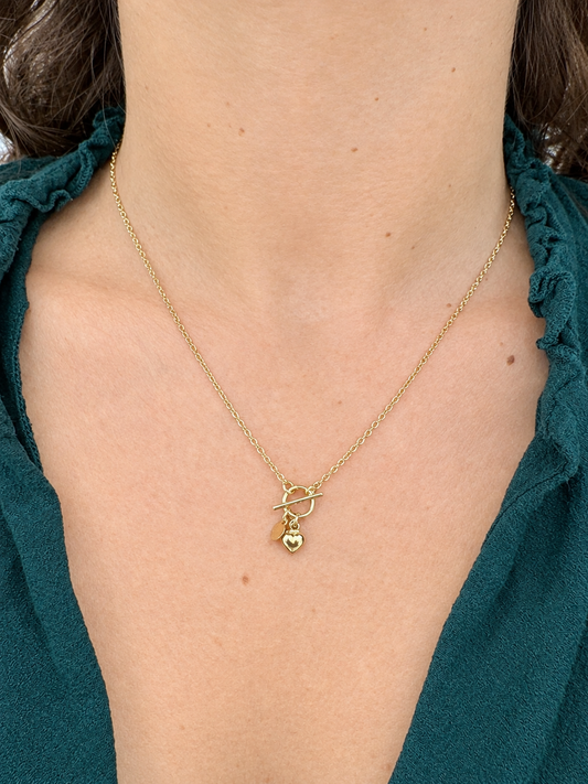 Collana Cuoricini in Argento Dorato