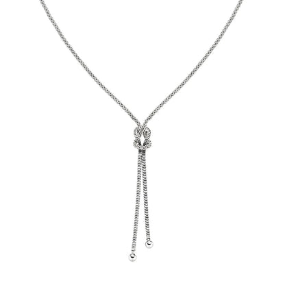 Collana Amen Nodo d'Amore in Argento 925 - CLNOAMBB