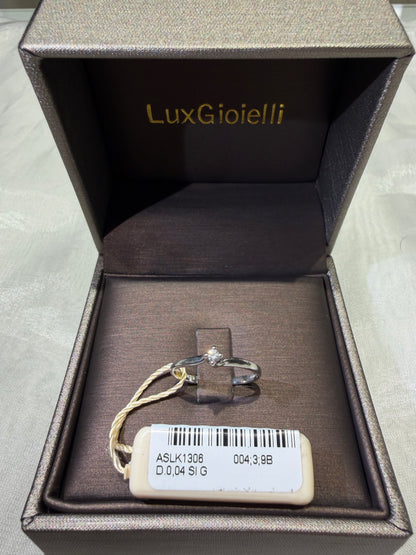 Anello Solitario LuxGioielli D0,04 - ASLK1306