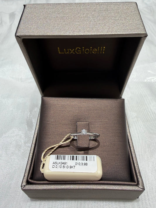 Anello Solitario LuxGioielli D 0,10 - ASLK3491