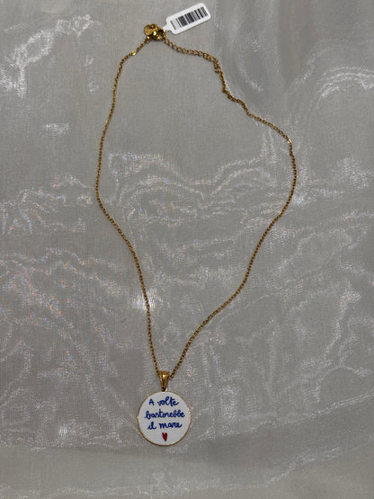 Collana a Volte Bast. Il Mare - 340012