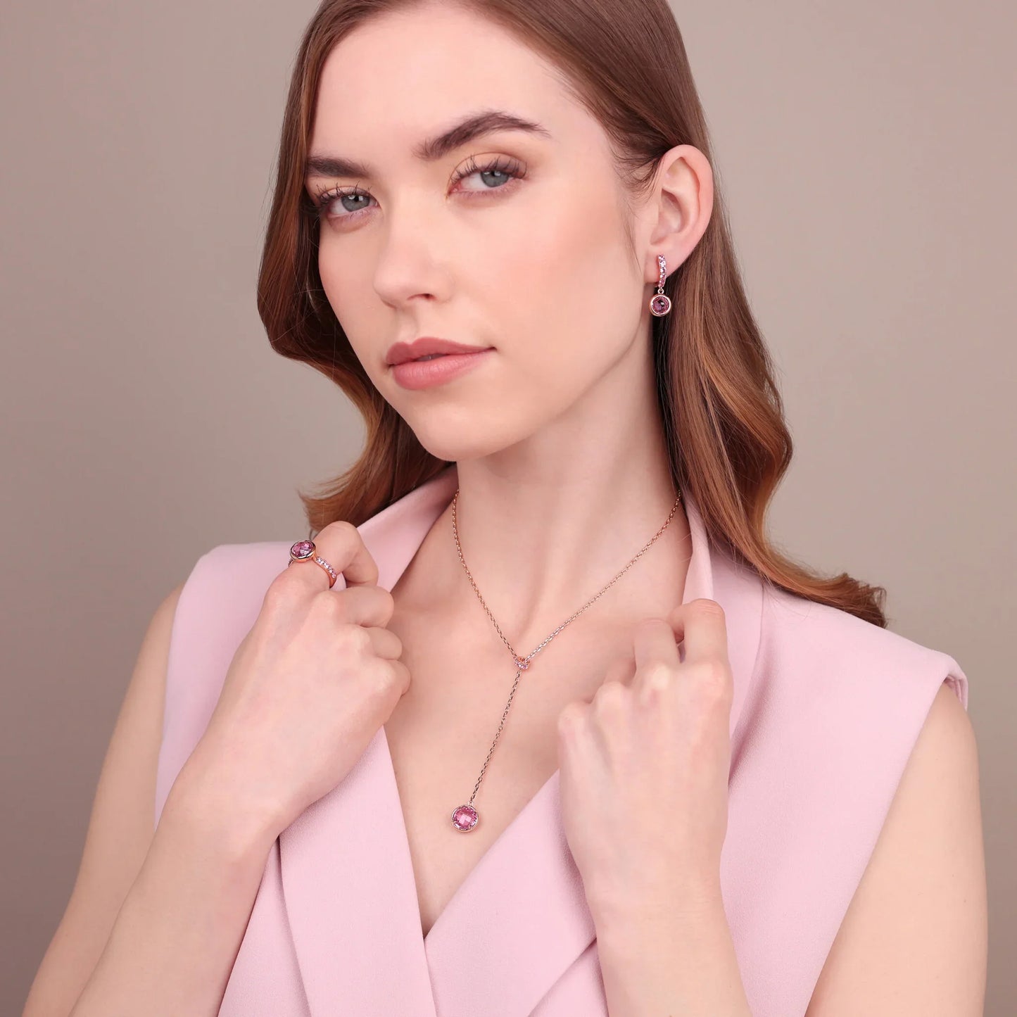 Collana Bronzallure Cravatta con Pavé – WSBZ02451KU