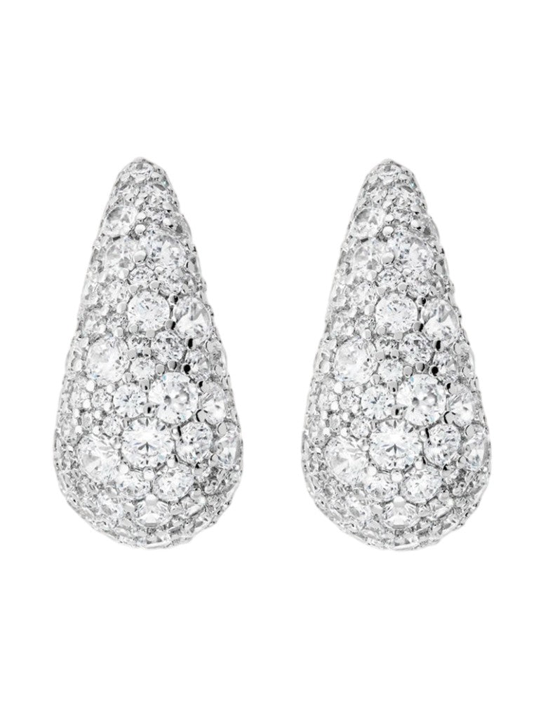Orecchini Bronzallure a Goccia con Pavè di Cubic Zirconia - WSBZ02504W.WR